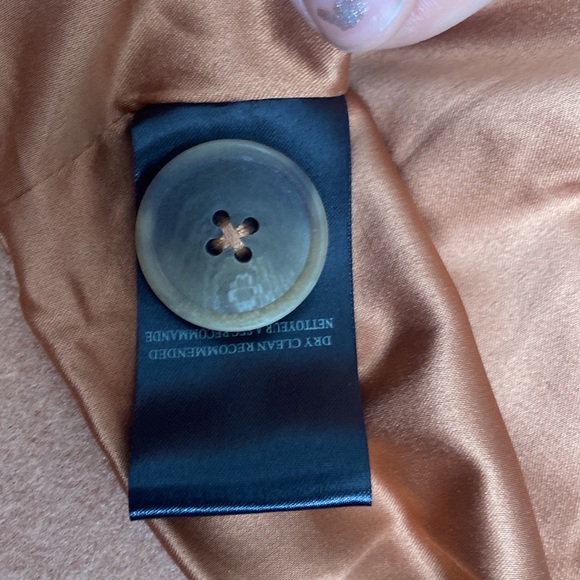 Blank NYC cute tan coat with externally soft pink faux fur - Picture 5 of 6